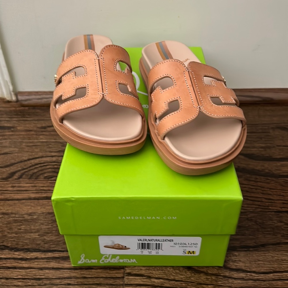 Sam Edelman Valeria sandal, Natural color, size 5M